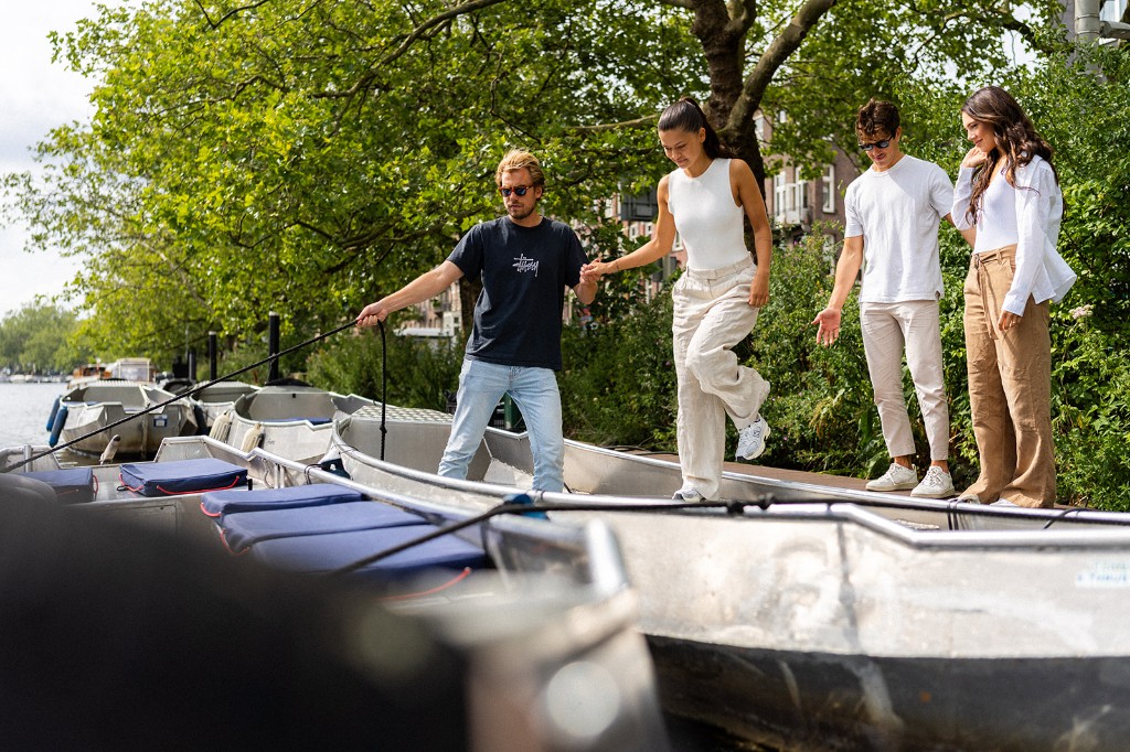 Molo Boats4rent sulla Nassaukade - imbarco senza patente